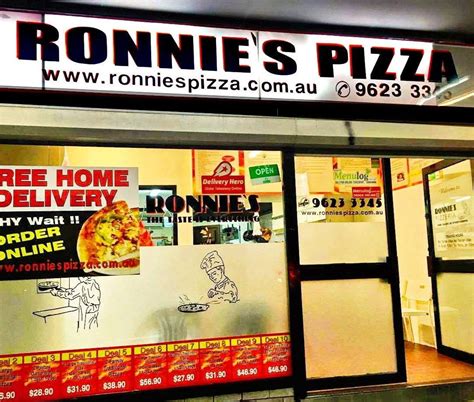 Ronnies pizza - 121 Main Street (2,631.08 mi) Dartmouth, NS, Canada, NS B2X1R6. Get Directions. +1 902-433-3333. Contact Ronnie's Pizza on Messenger. ronniespizza.ca. Pizza place · Fast food restaurant · Food delivery service. Hours 11:00 AM - 3:00 AM. Open now. Page transparencySee more.